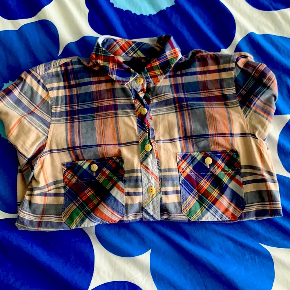 JCrew Plaid Shirt Sz 6